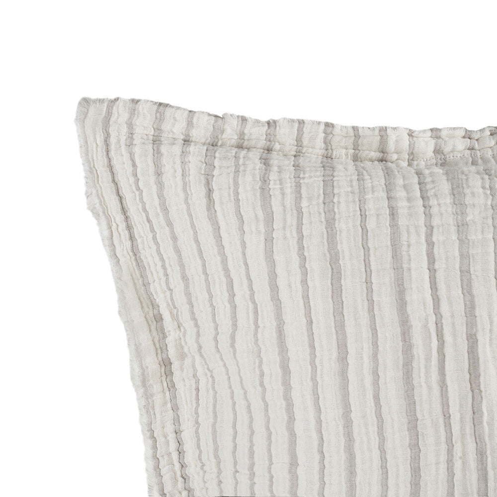 Portuguese Cotton Stripe Euro Sham