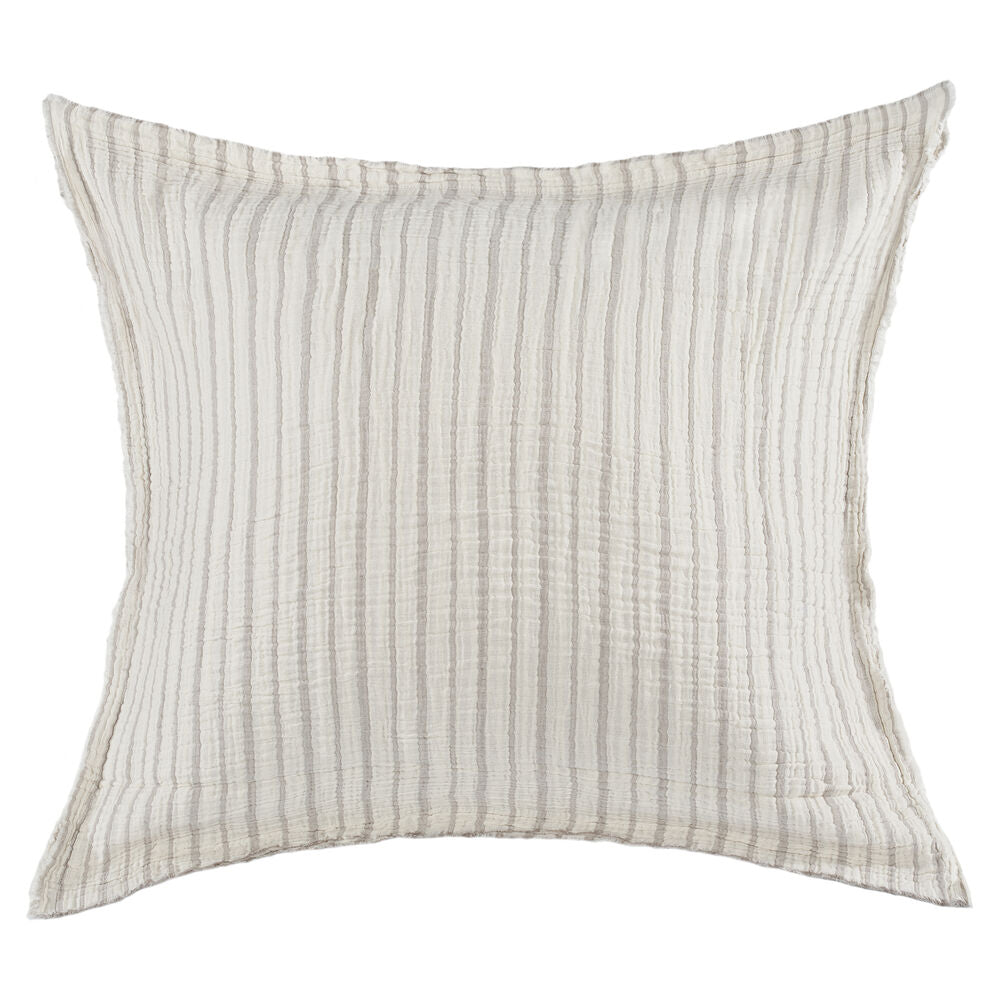 Portuguese Cotton Stripe Euro Sham