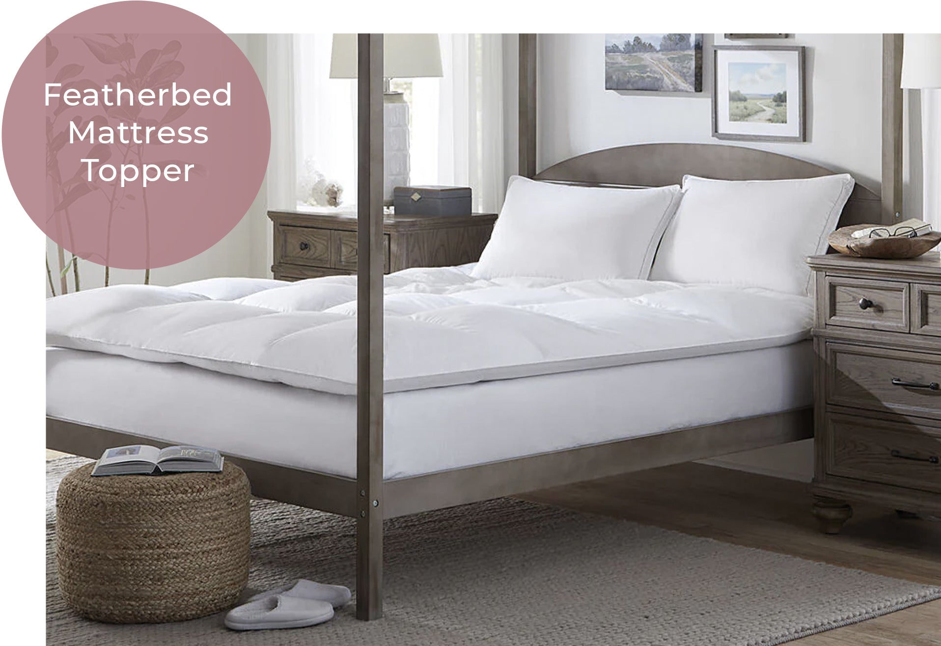 Mothers Day Gift Guide. Featherbed Mattress Topper