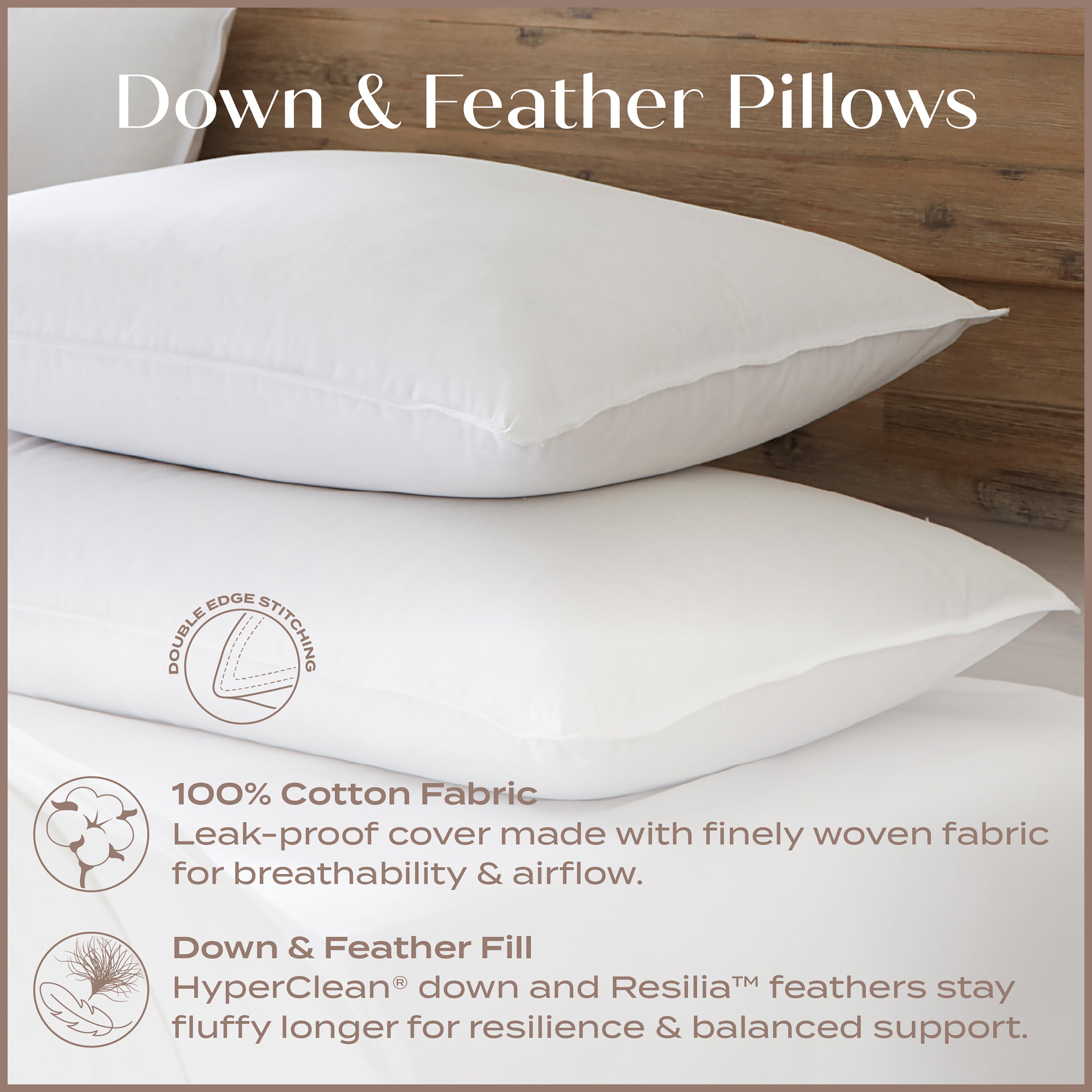 DownAround® Feather Pillow