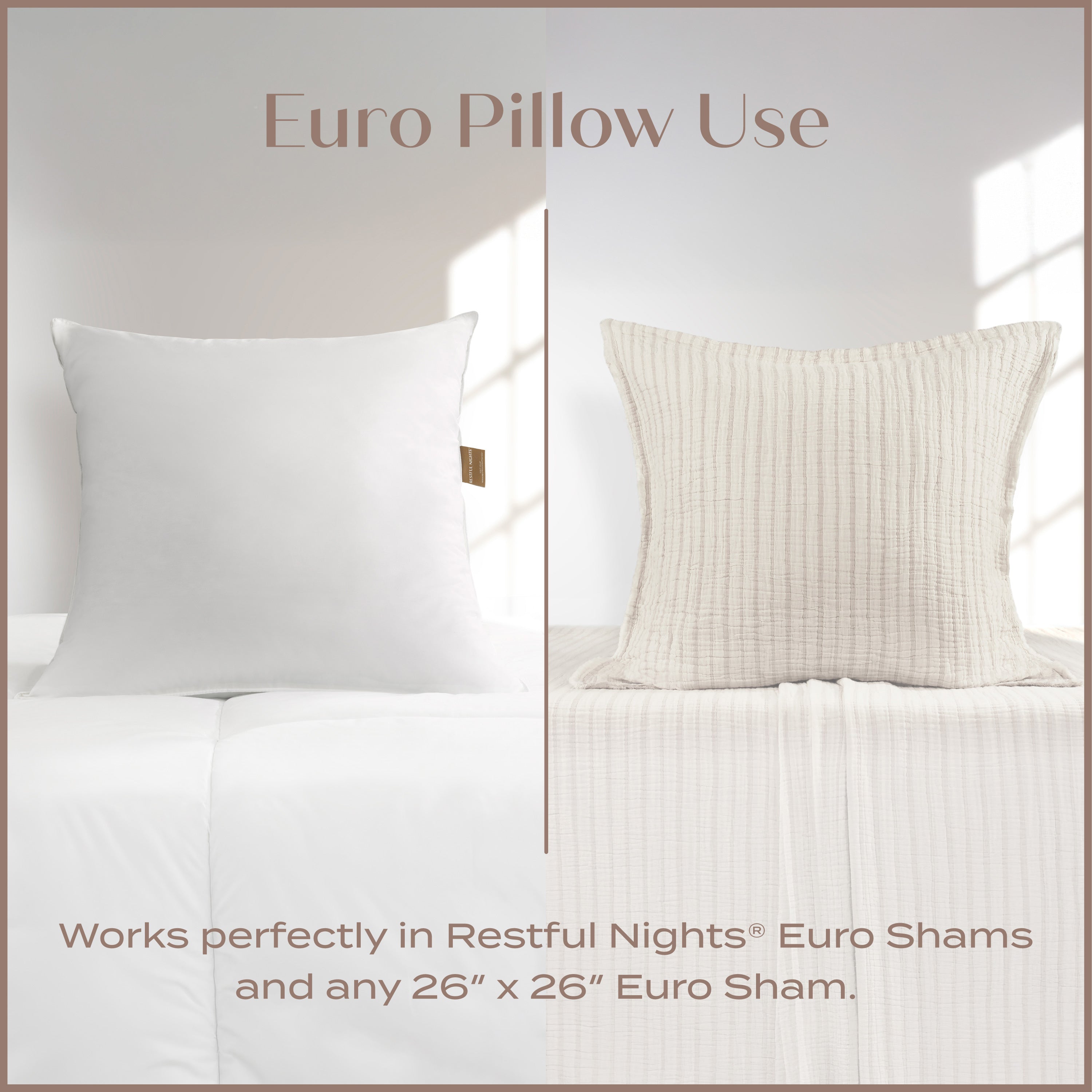 Euro Pillow Insert