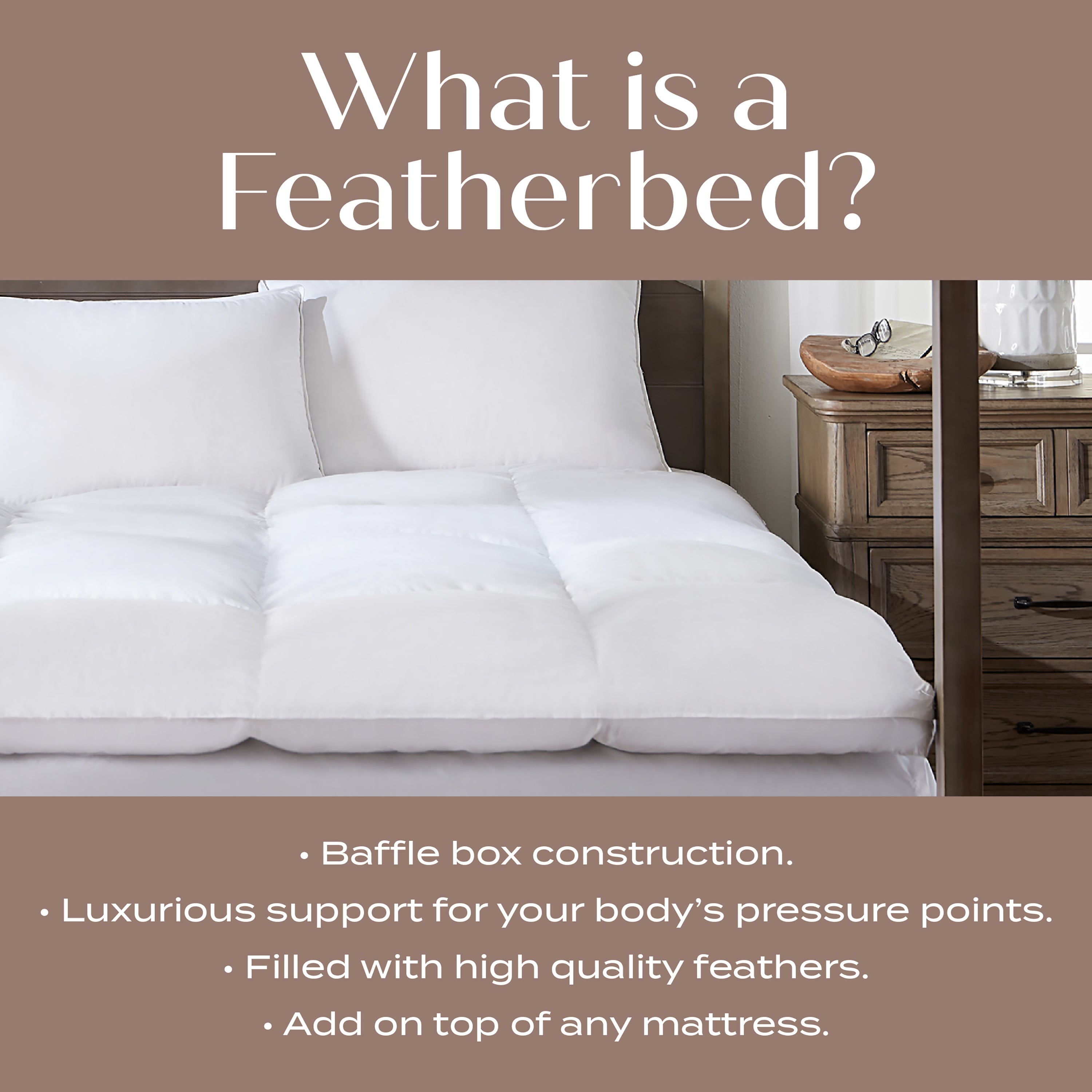 Down on Top Boutique Featherbed