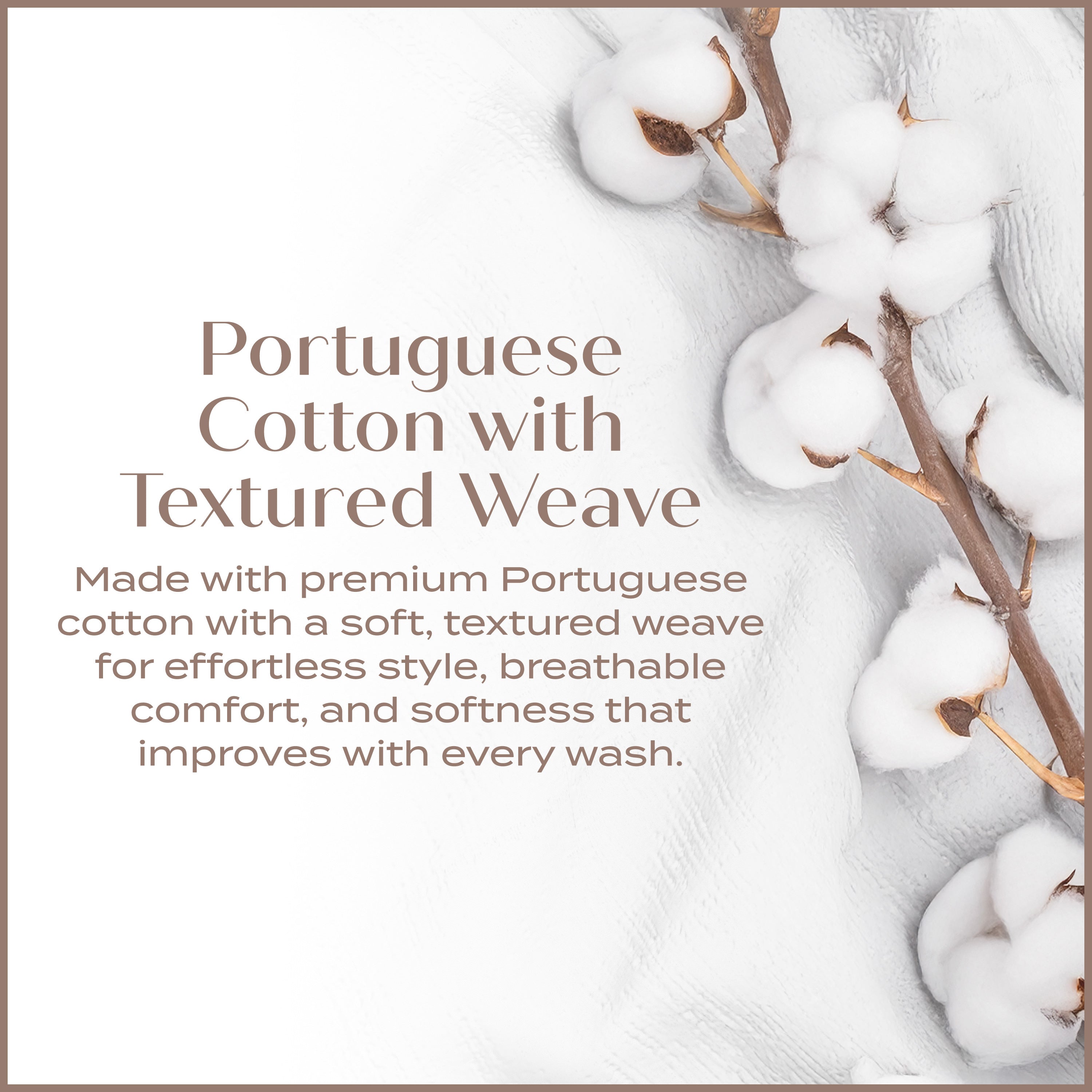 Portuguese Cotton Textured Duvet Set