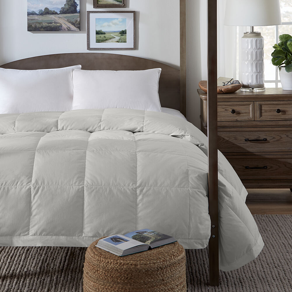 Restful Nights Down Filled Blanket -Oystershell