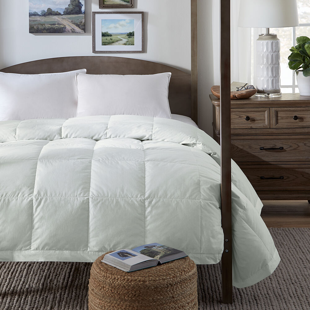 Restful Nights Down Filled Blanket - Oystershell Lifestyle2