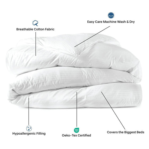 DOWNLITE World’s Biggest Comforter, All Season Down Alternative