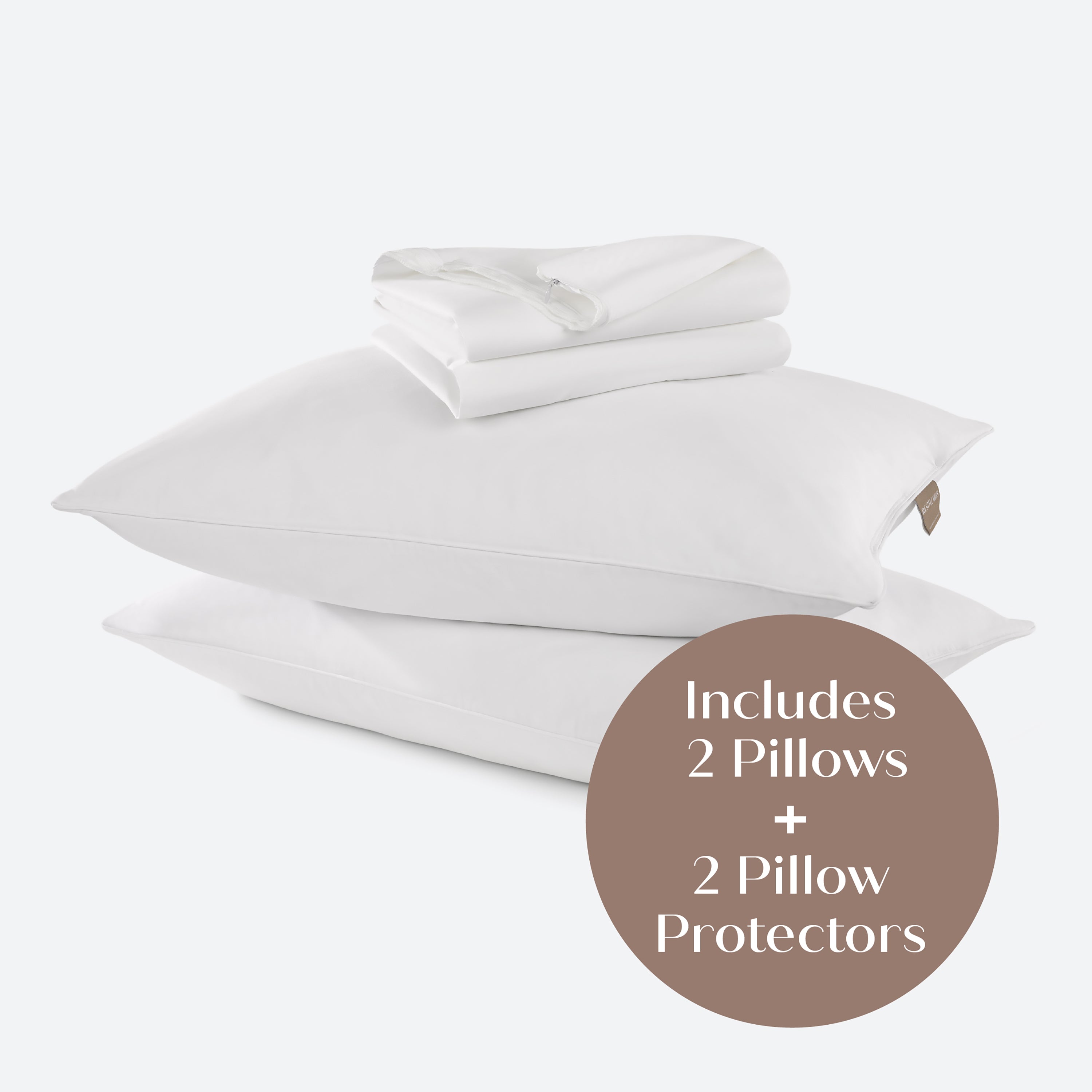 DownAround® Feather Pillow & Classic Protector Bundle
