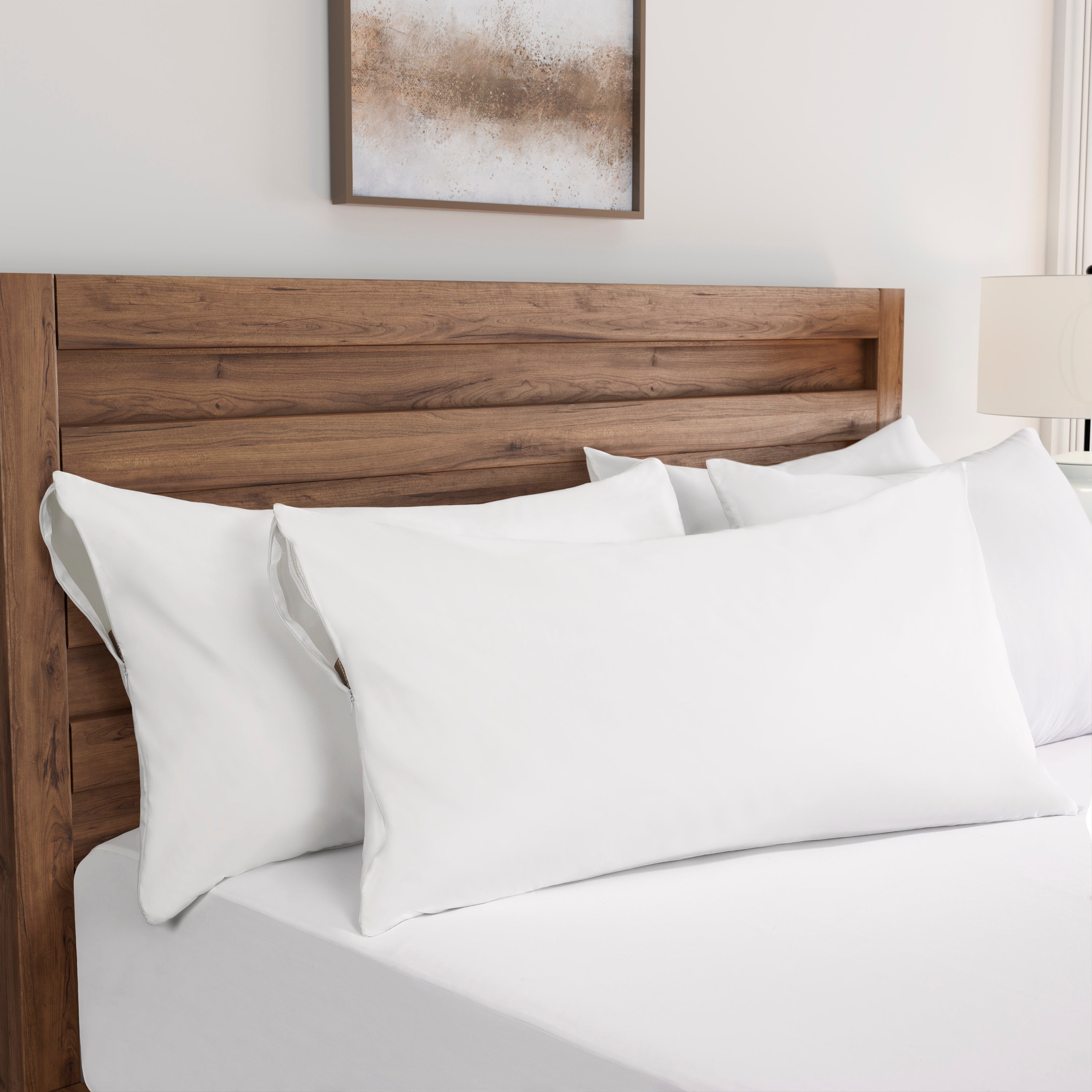 Down Pillow & Classic Protector Bundle