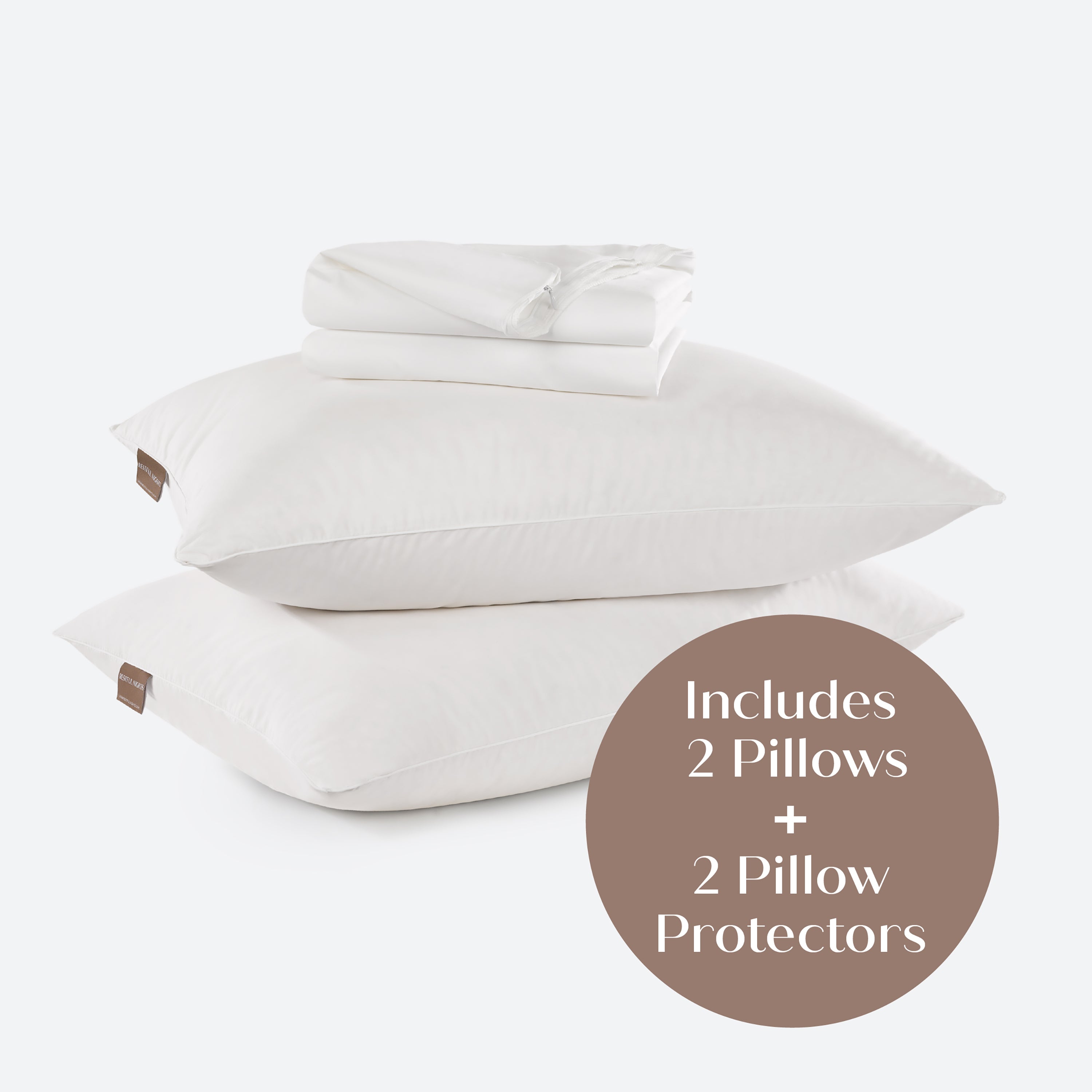 Feather Best® Pillow & Classic Protector Bundle