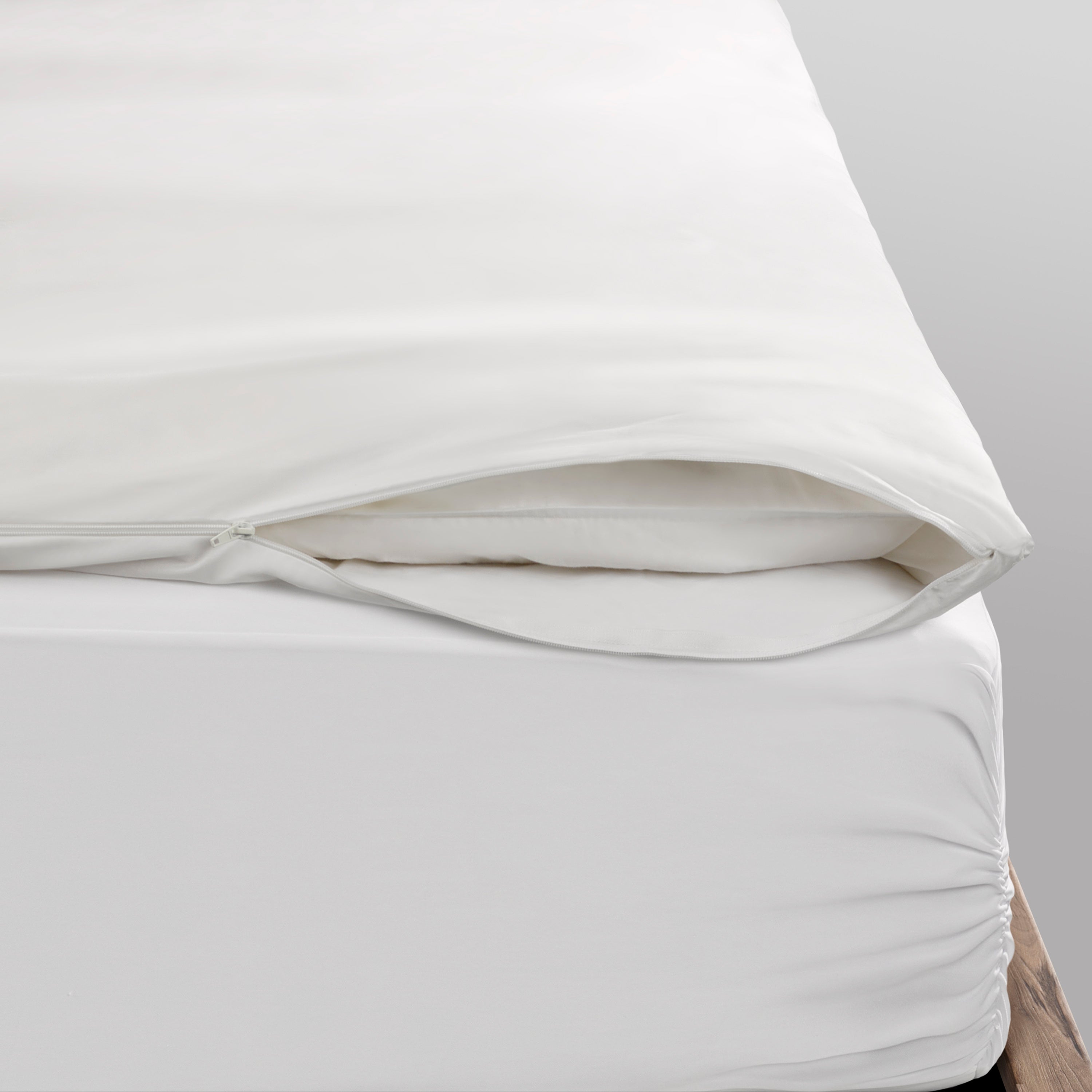 Featherbed Mattress Topper & Protector Bundle