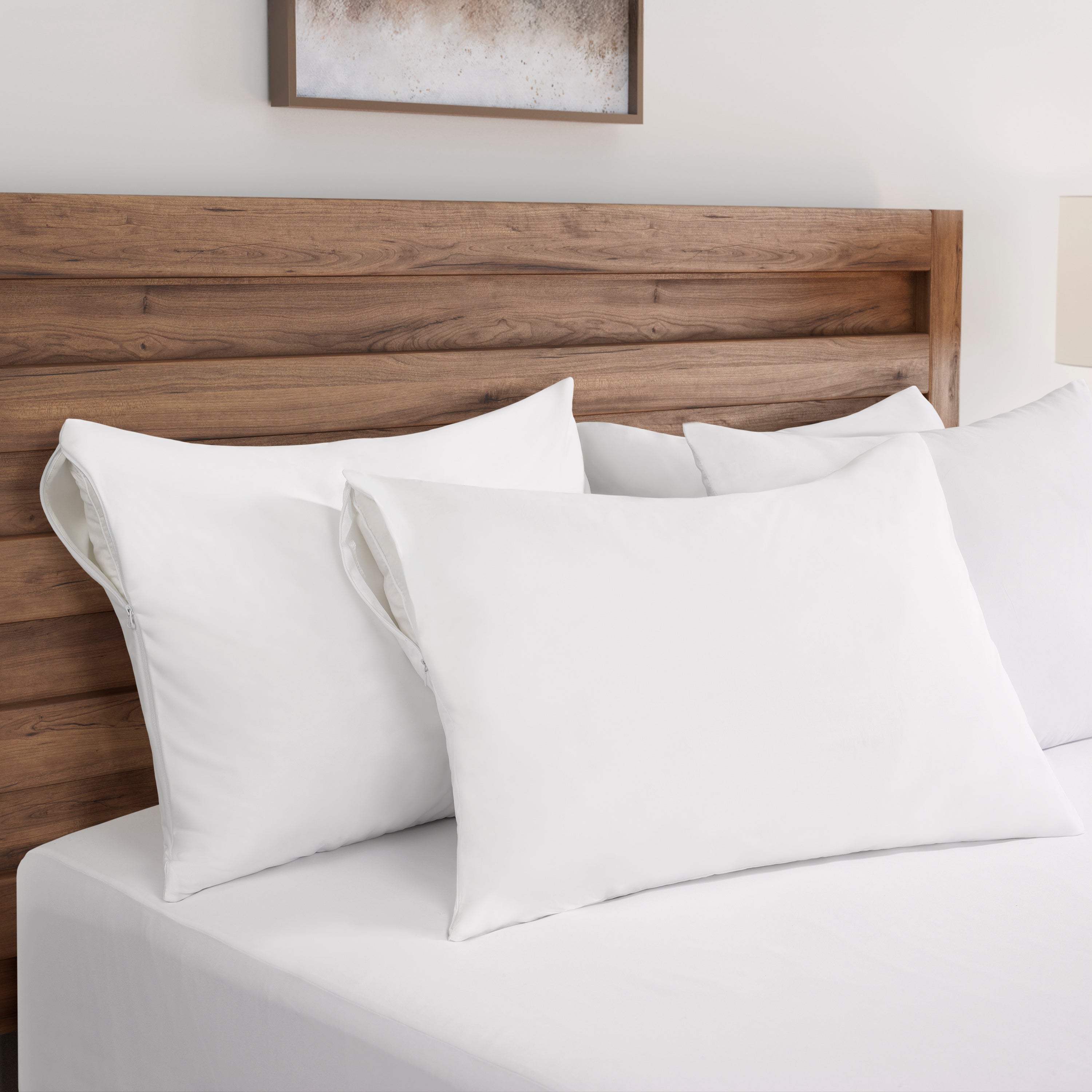 Feather Best® Pillow & Classic Protector Bundle